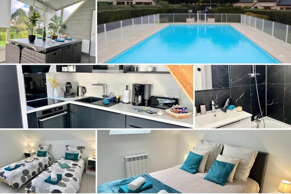 Perle Beach, Petite Maison Situee En Bord De Plage, Piscine. Guidel Exterior photo